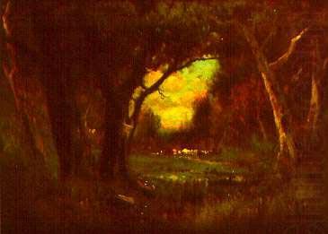 William Keith Woodland Scene oil painting picture